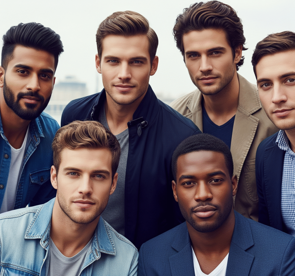 a group of male sperm donors