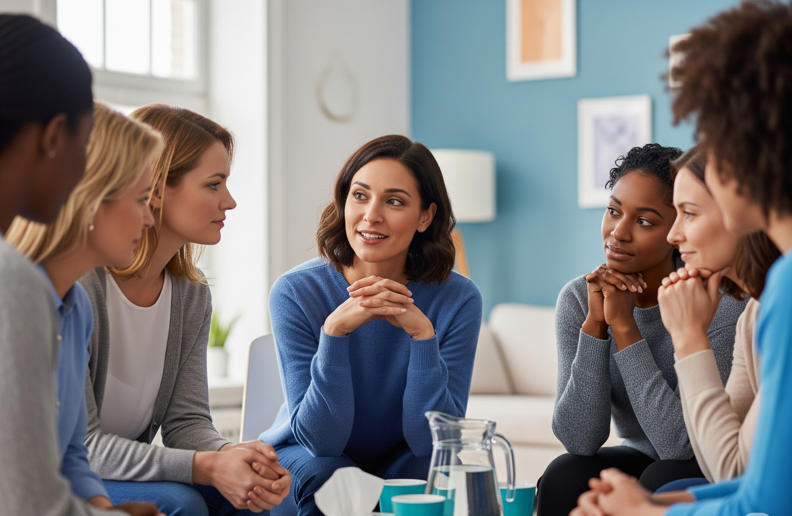 women at counseling session