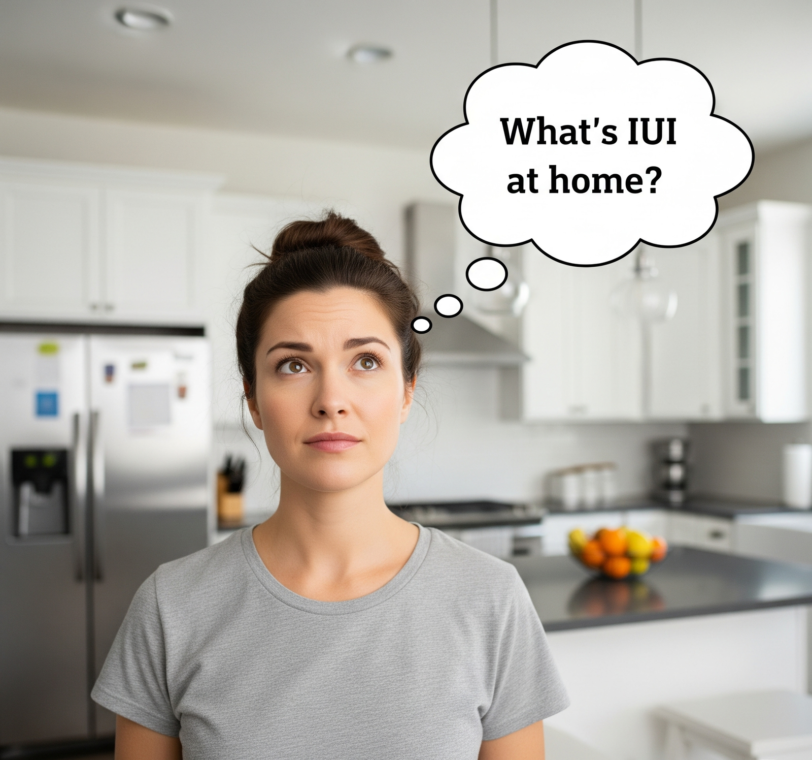 a woman thinking about using iui at home