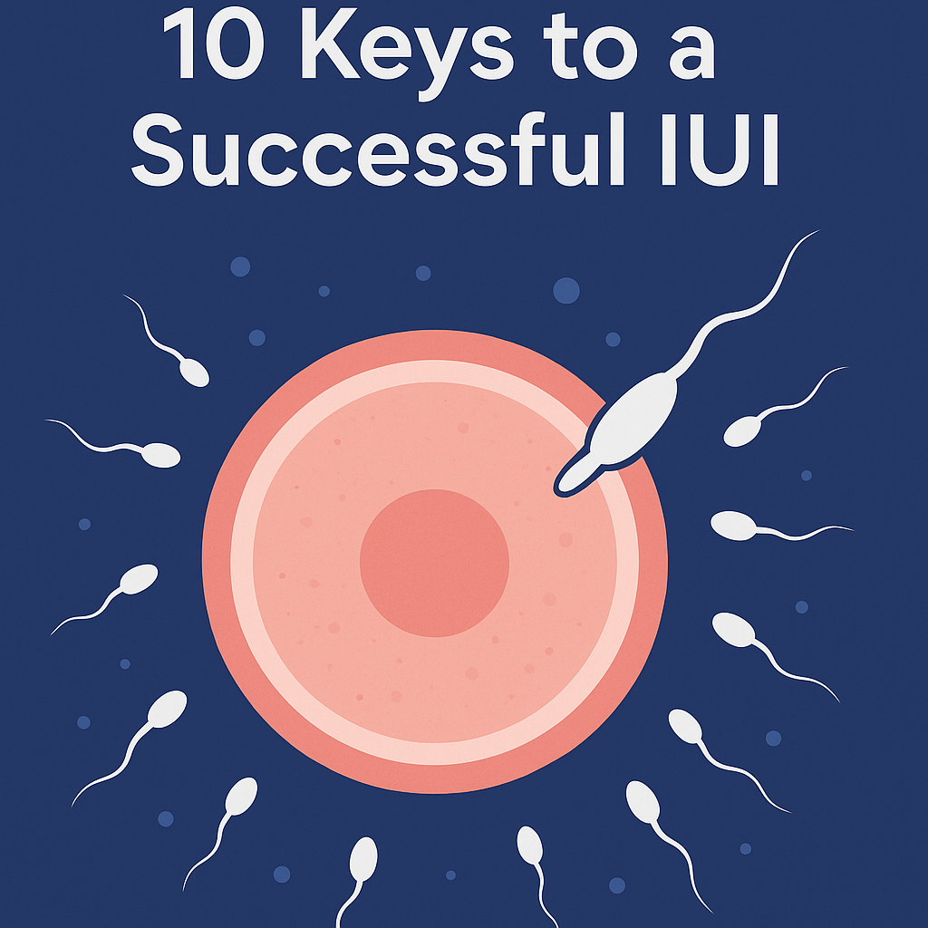infographic of keys to a successful iui