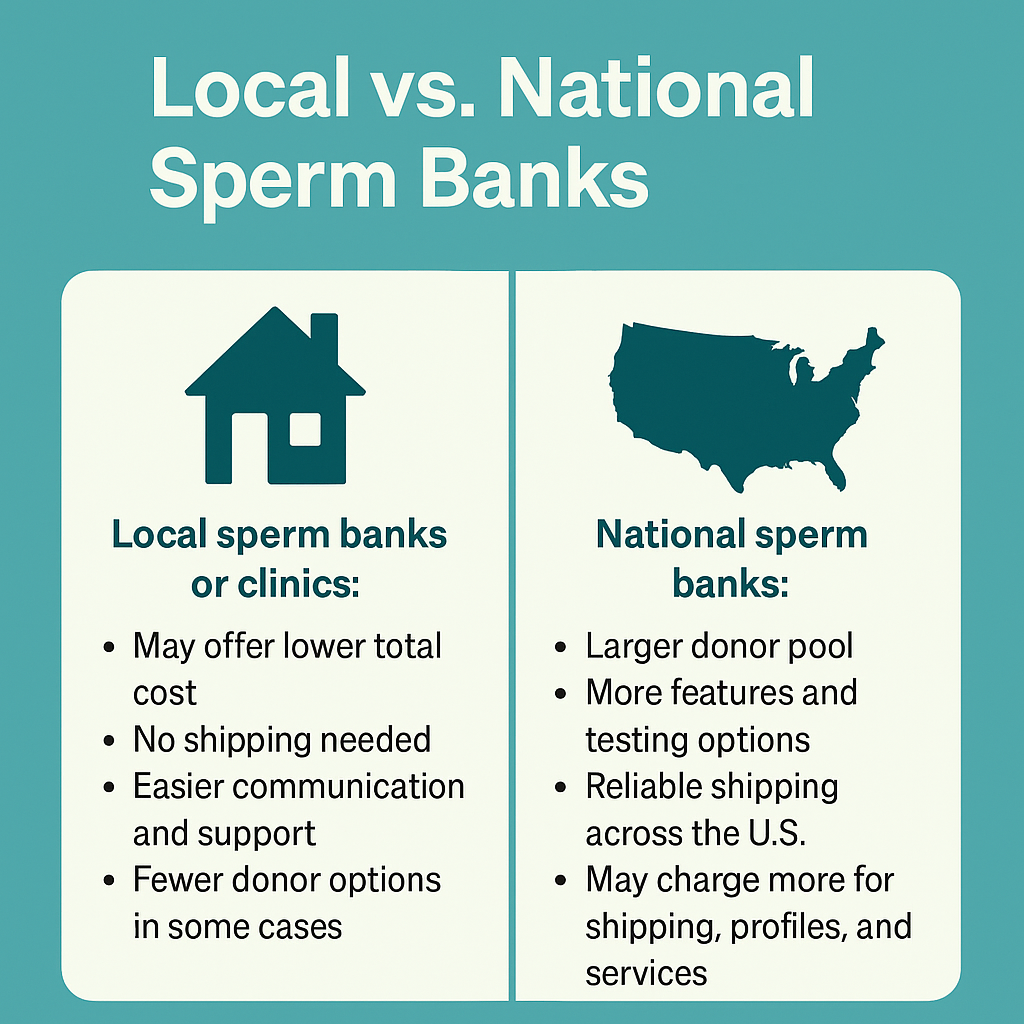 infographic of local vs national sperm back comparison